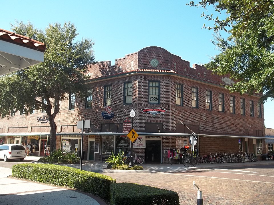 Downtown district in Winter Garden, FL